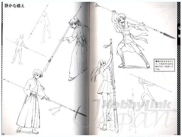Fight Japanese Style Arms Illustration Pose Collection Hlj Com