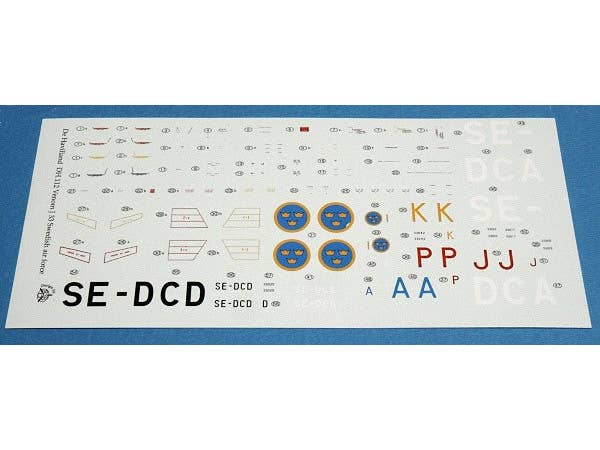 J33 Venom Swedish Airforce Decal