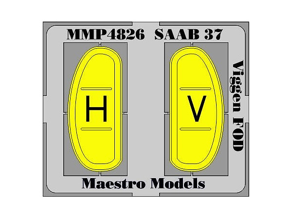 SAAB 37 Air Intake FOD Covers for Tarangus/Special Hobby