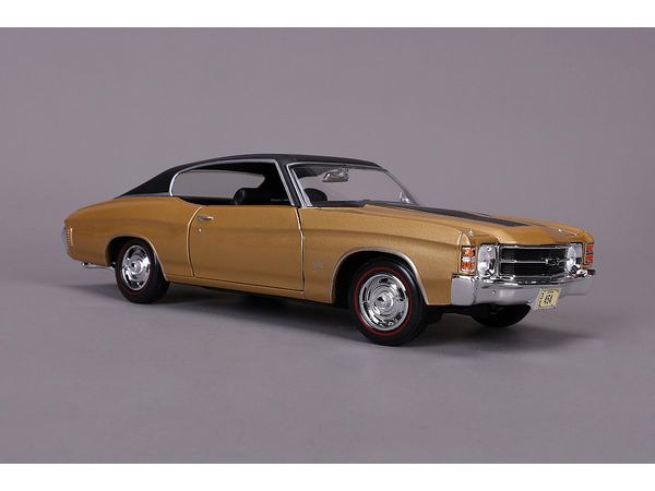 1971 Chevrolet Chevelle Ss454 Sports Coupe Gold/Black