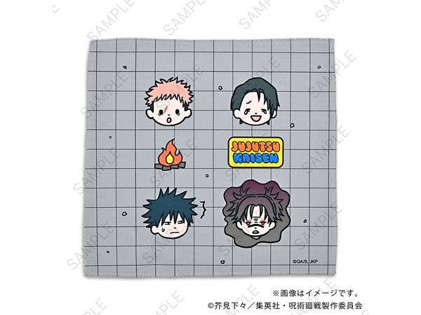 Jujutsu Kaisen: Bizniz Hand Towel A (Itadori, Fushiguro, Yuta, Choso)