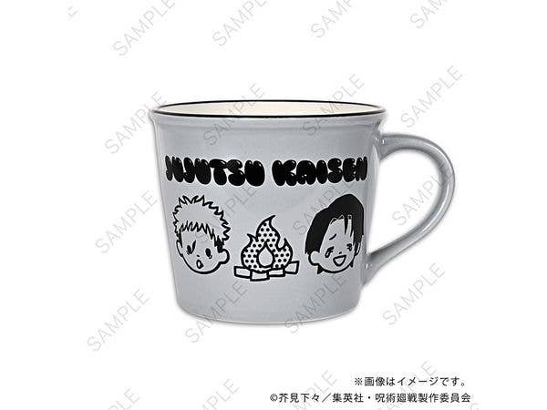 Jujutsu Kaisen: Bizniz Enamel-Style Mug A (Itadori, Fushiguro, Yuta, Choso)