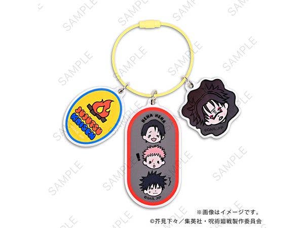 Jujutsu Kaisen: Bizniz Acrylic Keychain A (Itadori, Fushiguro, Okkotsu, Choso)