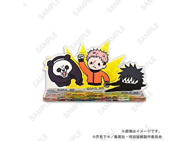 Jujutsu Kaisen: Bizneez Acrylic Diorama D (Itadori, Fushiguro, Panda)