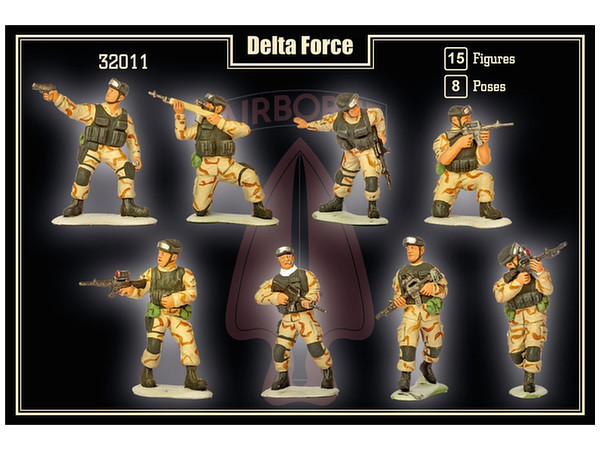 Delta Force (15 figures, 8 poses)