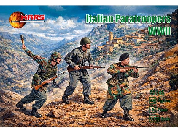 WWII Italian Paratroopers (40 figures/8 poses)