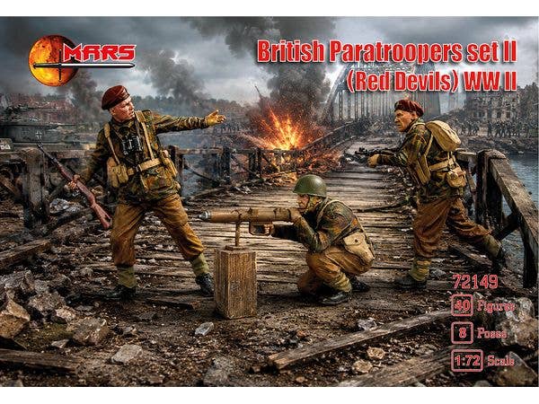 WWII British Paratroopers (Red Devils), set 2