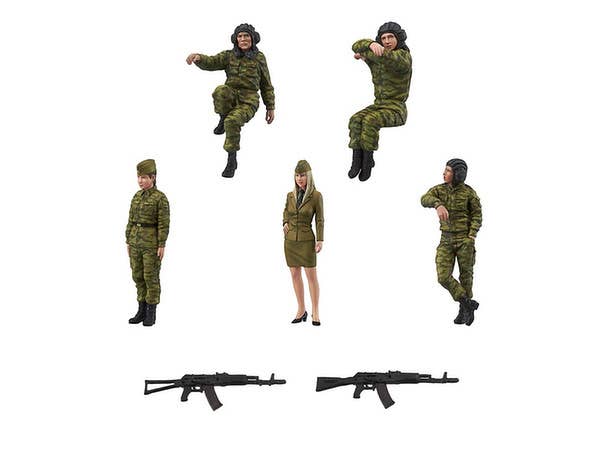 PLAMAX 35-01: Modern Russia Tank Crew Set (Reissue)