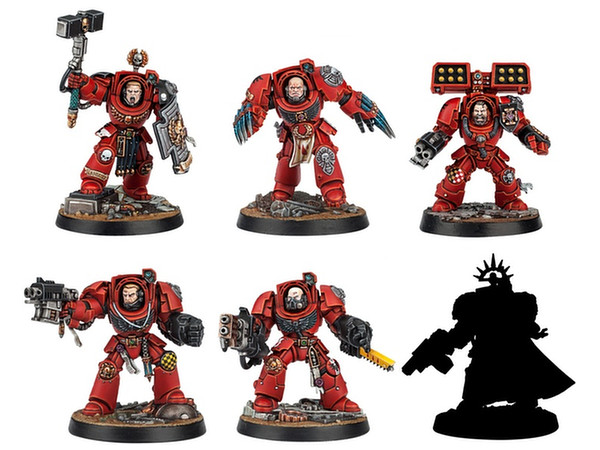 Max Factory Space Marine Heroes Series 2 Warhammer 40000 6pcs Model Kit for sale online 