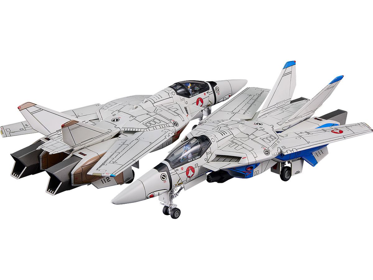 PLAMAX PX07 VF-1A Fighter Valkyrie Vermillion Platoon (Maximilian Jenius / Hayao Kakizaki) (Macross)