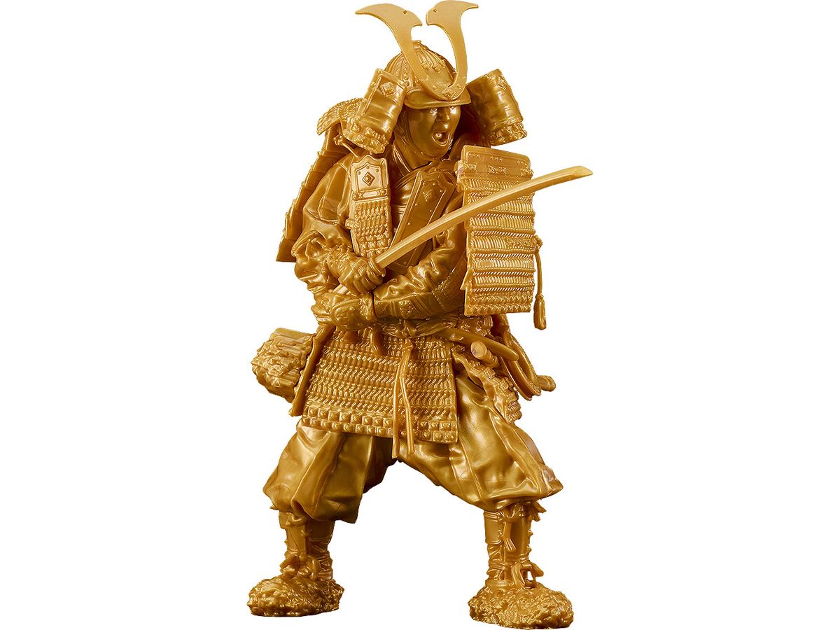 PLAMAX Kamakura Period Armored Warrior: Gold Color Edition