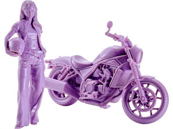 PLAMAX MF-101 Rider's portrait Honda Rebel 1100 Lavender
