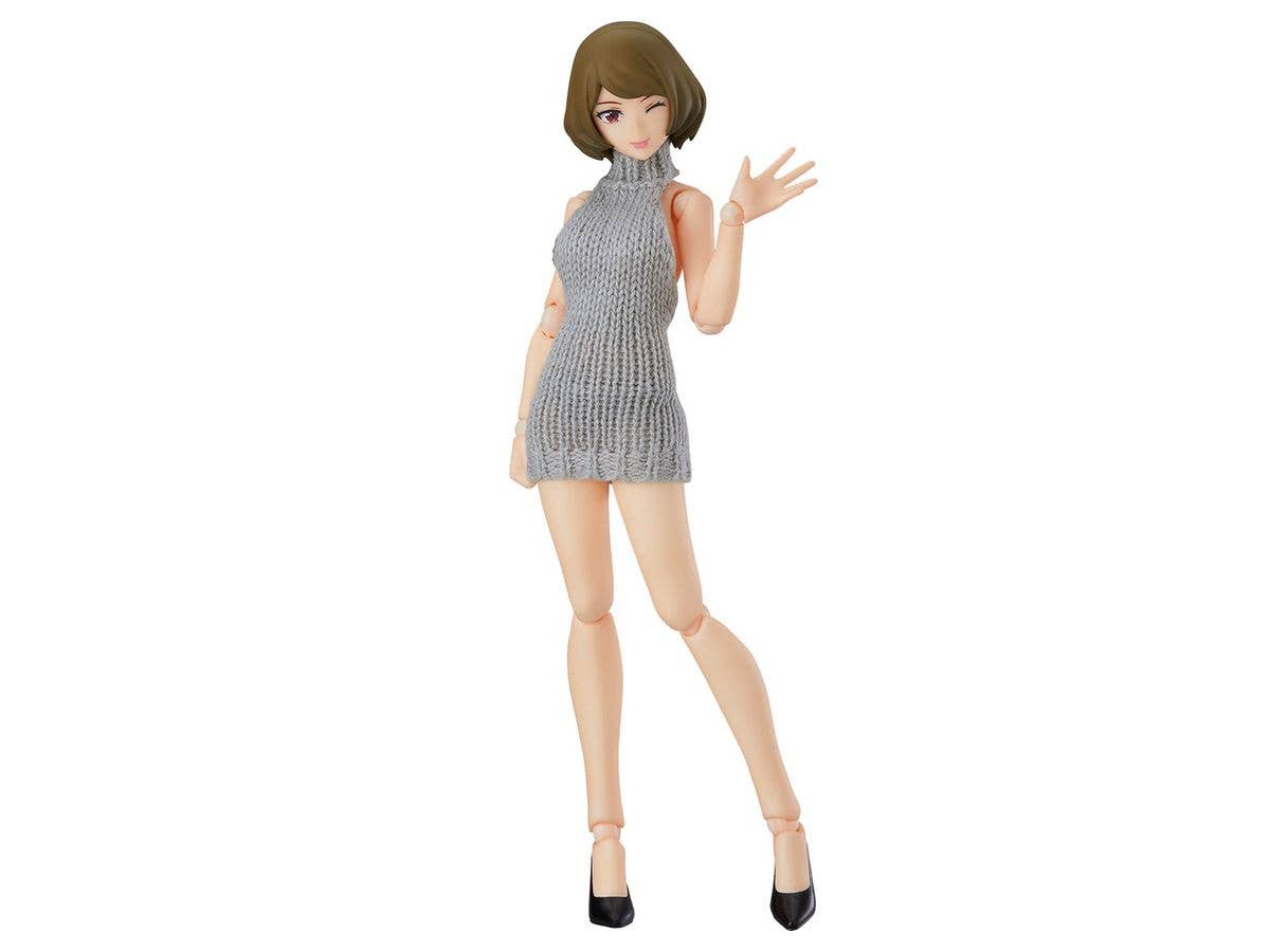 figma Female Body (Chiaki) with Backless Sweater Outfit