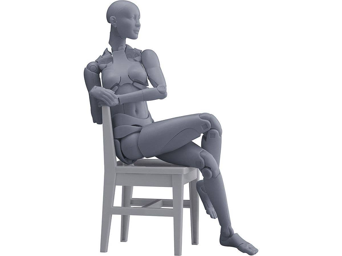 Nishimura Style Drawing Doll Olive Gray