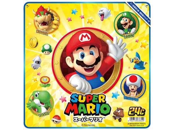 Super Mario S4 Colored Pencil 890 SMS4 411 (24 Colors)