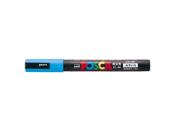 POSCA Fine Print Circle Light Blue