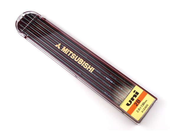 Uni Lead Holder Mechanical Pencil Refill 2.0mm 2B