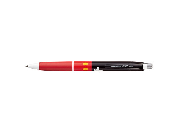 Uni-ball R:E Disney Erasable Gel Ink Ballpoint Pen 0.5mm Mickey (Off Black)