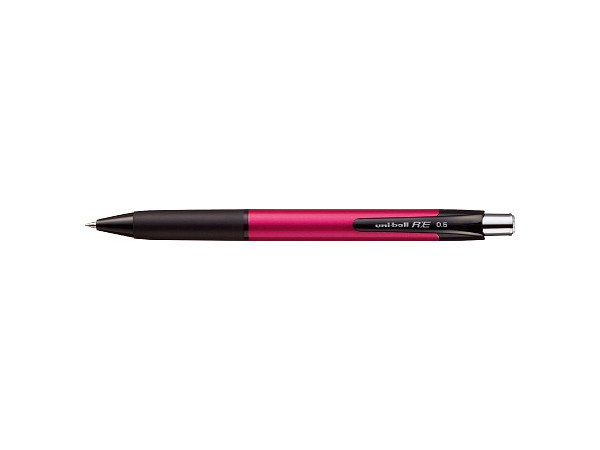 Uni-ball R:E Business Model - Erasable Gel Ink Ballpoint Pen 0.5mm Rose Pink (Off Black Ink)