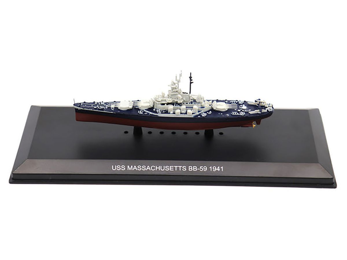WW.II U.S. Navy Battleship USS Massachusetts BB-59 1941 Finished Product