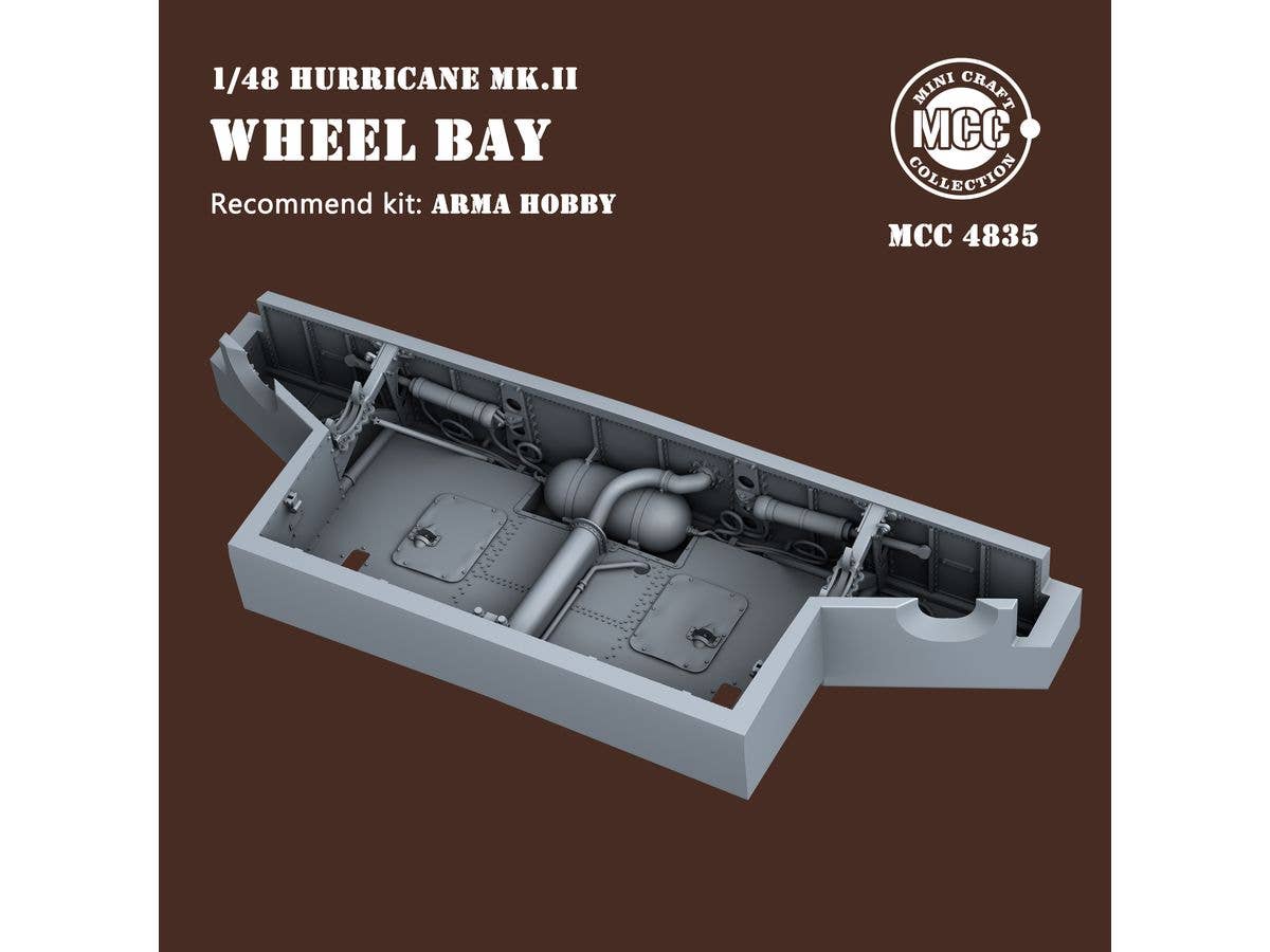 Hurricane Mk.II Wheel Bay for ARMA Hobby