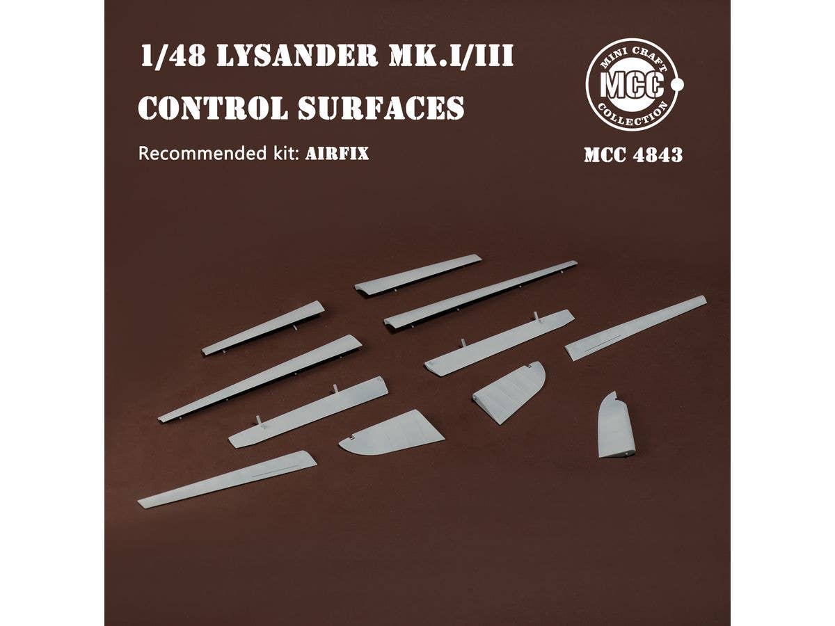 Lysander Mk.I/III Control Surfaces for Airfix