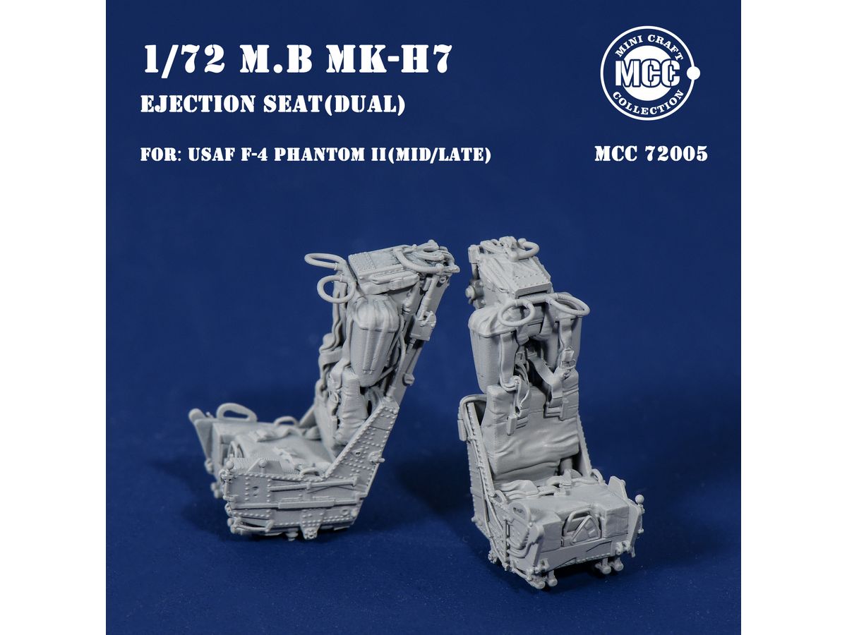 M.B MK.H7 Ejection Seats for F-4 Phantom II Air Force variants Mid-Late (2pcs)