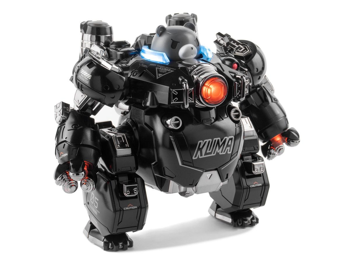 Super Mecha Champions Alpha Caramel (Black) Action Figure Speaker