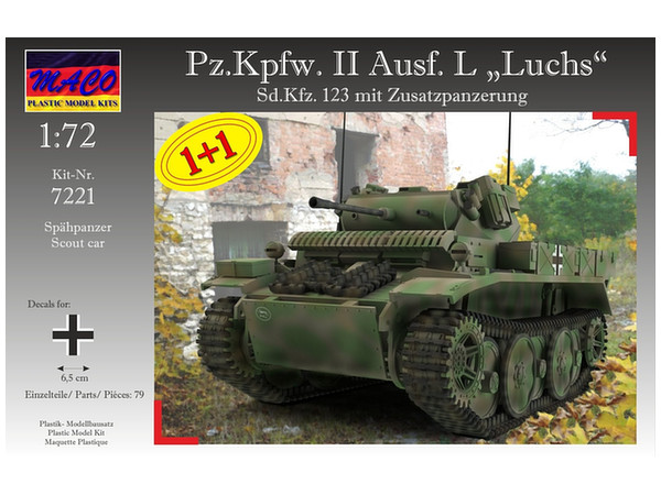 Pz.Kpfw. II Ausf. L "Luchs" Sd.Kfz. 123 Mit Zusatzpanzerung (1+1)