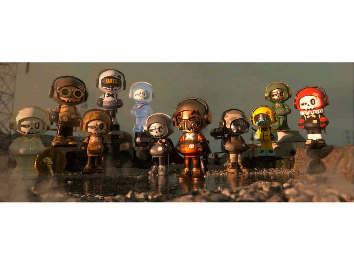 Mr. Bone Mini (Time Traveler): 1Box (9pcs)