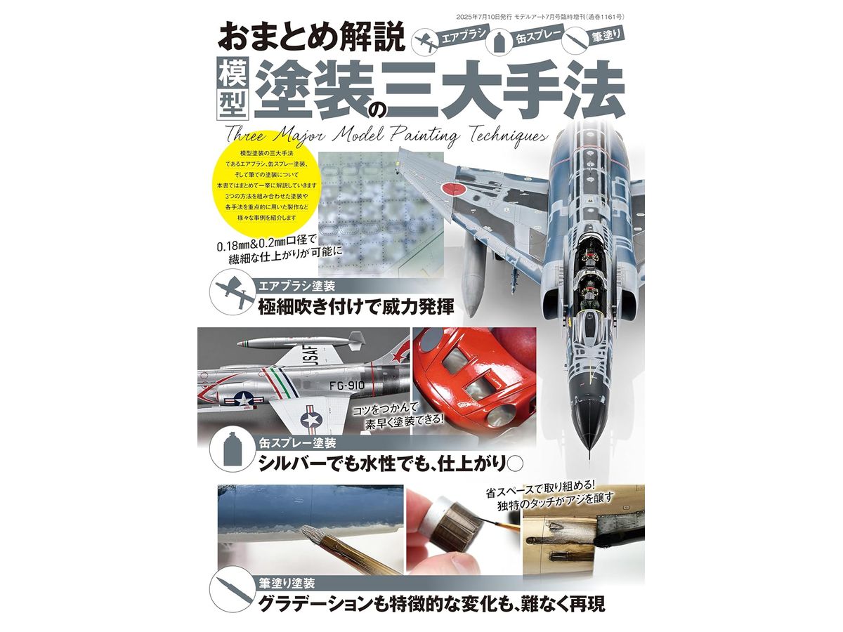 Summary of the three major techniques for model painting
