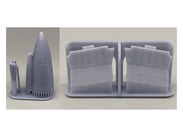 [7217] F-4EJ Kai Nose Cone Splitter Vane Set (Hasegawa)