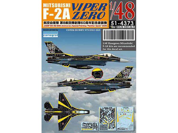 (51-4373) F-2A Air Self-Defense Force 8th Air Group 60th Anniversary Painting
