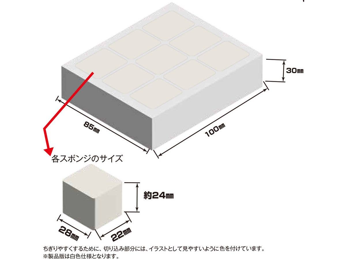 [MA0009] Tearable Sponge