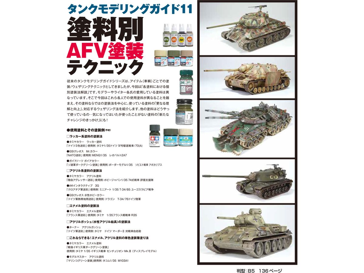 TANK MODELING GUIDE 11 AFV Painting Techniques by Paint