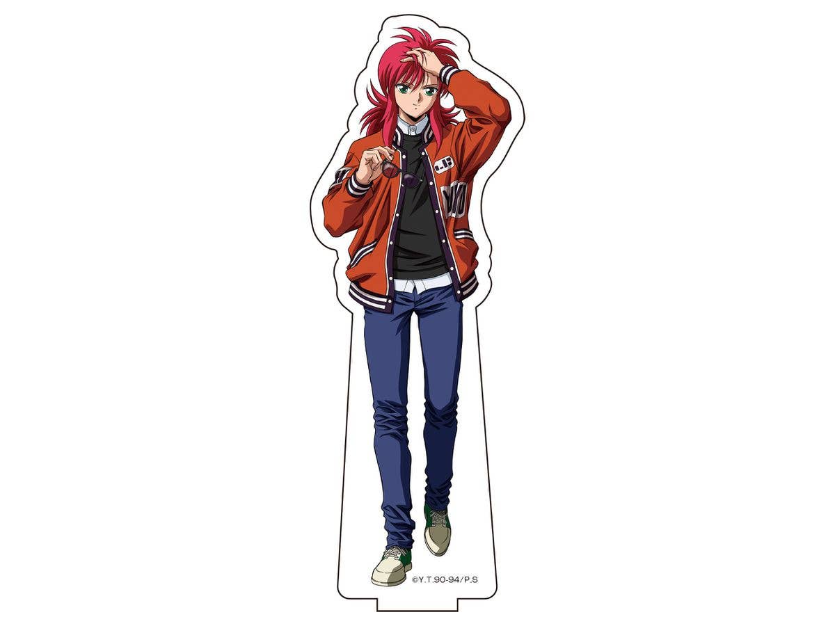 Yu Yu Hakusho: Newly Drawn Big Acrylic Stand [Street Fashion ver.] 3 Kurama