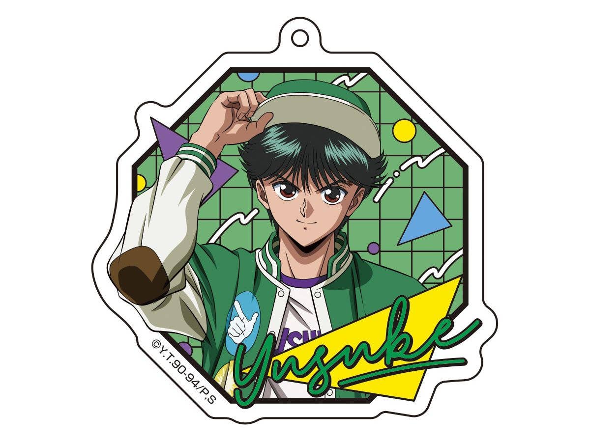 Yu Yu Hakusho: Newly Drawn Acrylic Keychain [Street Fashion ver.] 1 Yusuke Urameshi