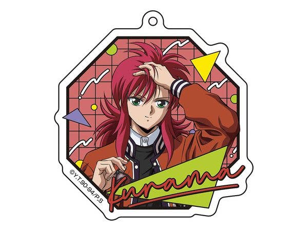 Yu Yu Hakusho: Newly Drawn Acrylic Keychain [Street Fashion ver.] 3 Kurama