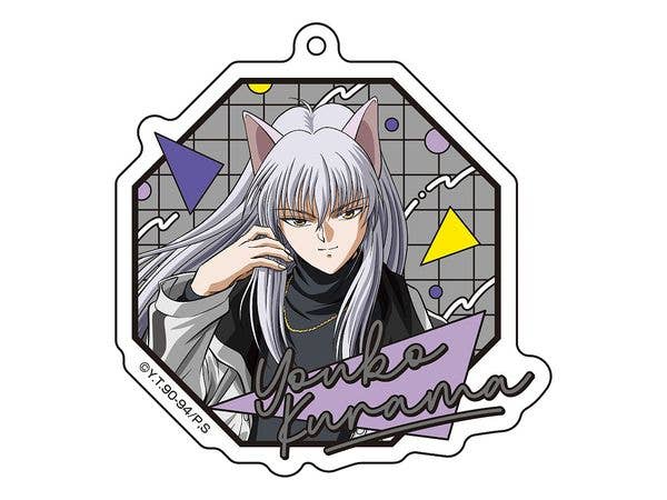 Yu Yu Hakusho: Newly Drawn Acrylic Keychain [Street Fashion ver.] 5 Yoko Kurama