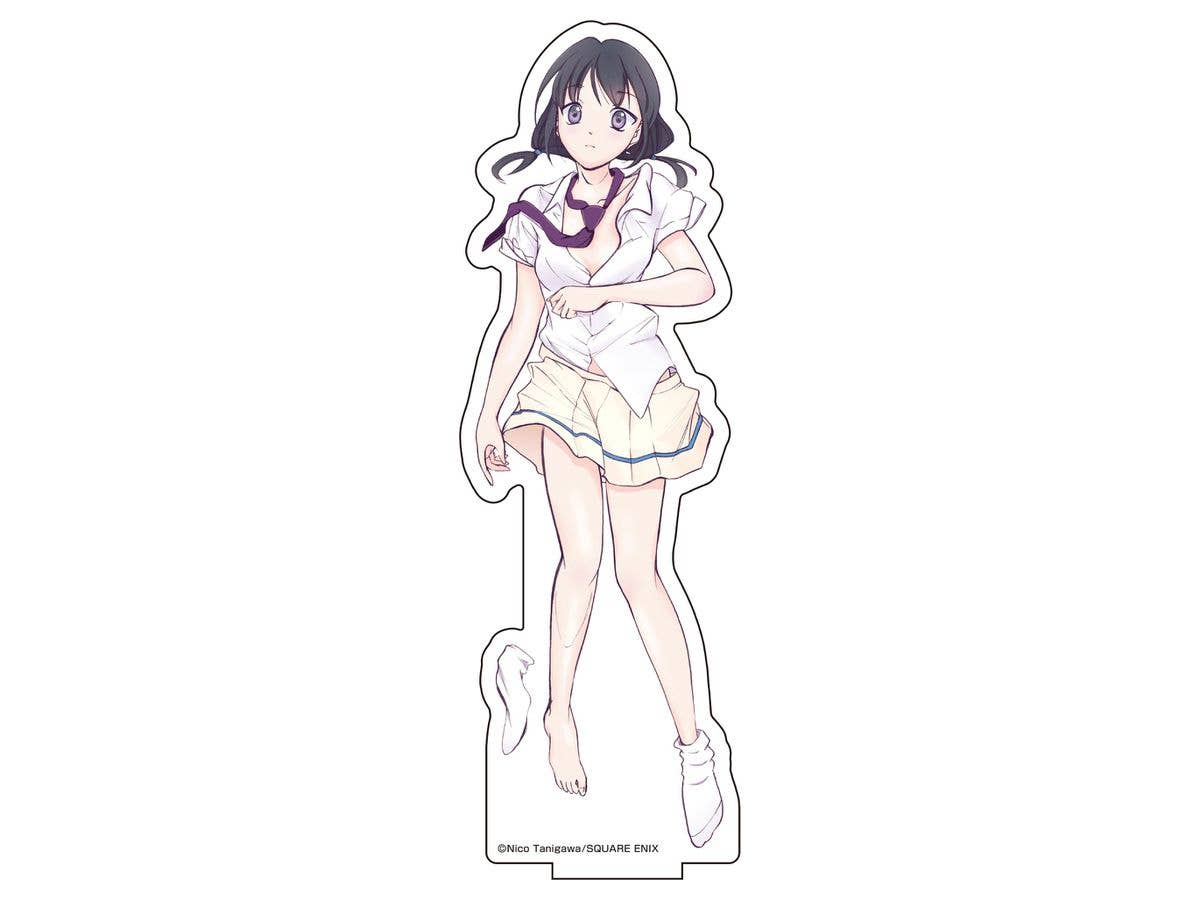Wata Mote: Newly Drawn Big Acrylic Stand (Bed-sharing Ver.) 3 Yuri Tamura A