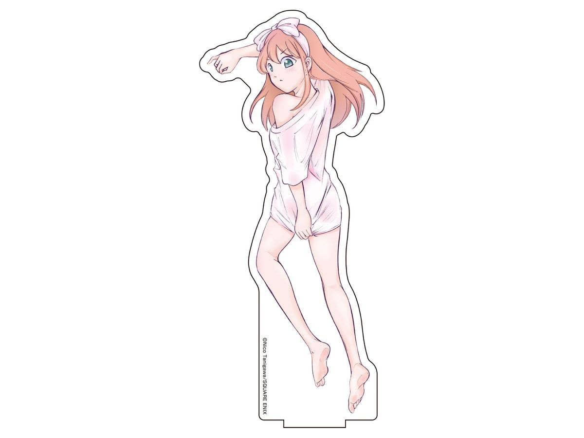 Wata Mote: Newly Drawn Big Acrylic Stand (Bed-sharing Ver.) 6 Hina Nemoto B