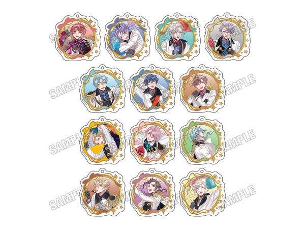 Starry Sky: Original Illustration Acrylic Charm Collection (1 Box, 13 pieces)