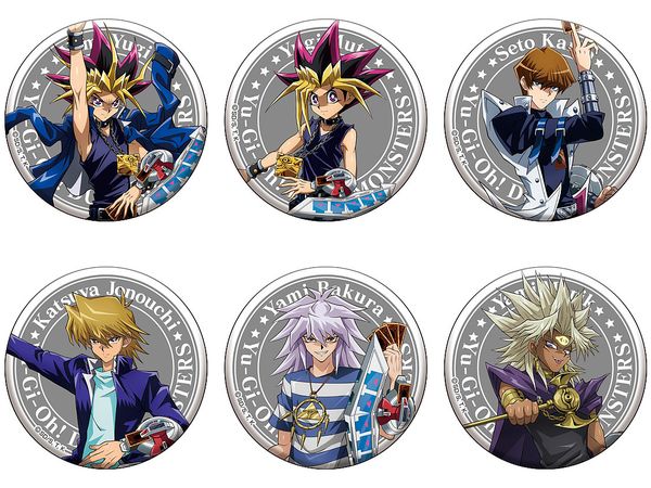 Yu-Gi-Oh Duel Monsters: Newly Drawn Can Badge Collection 1Box 6pcs