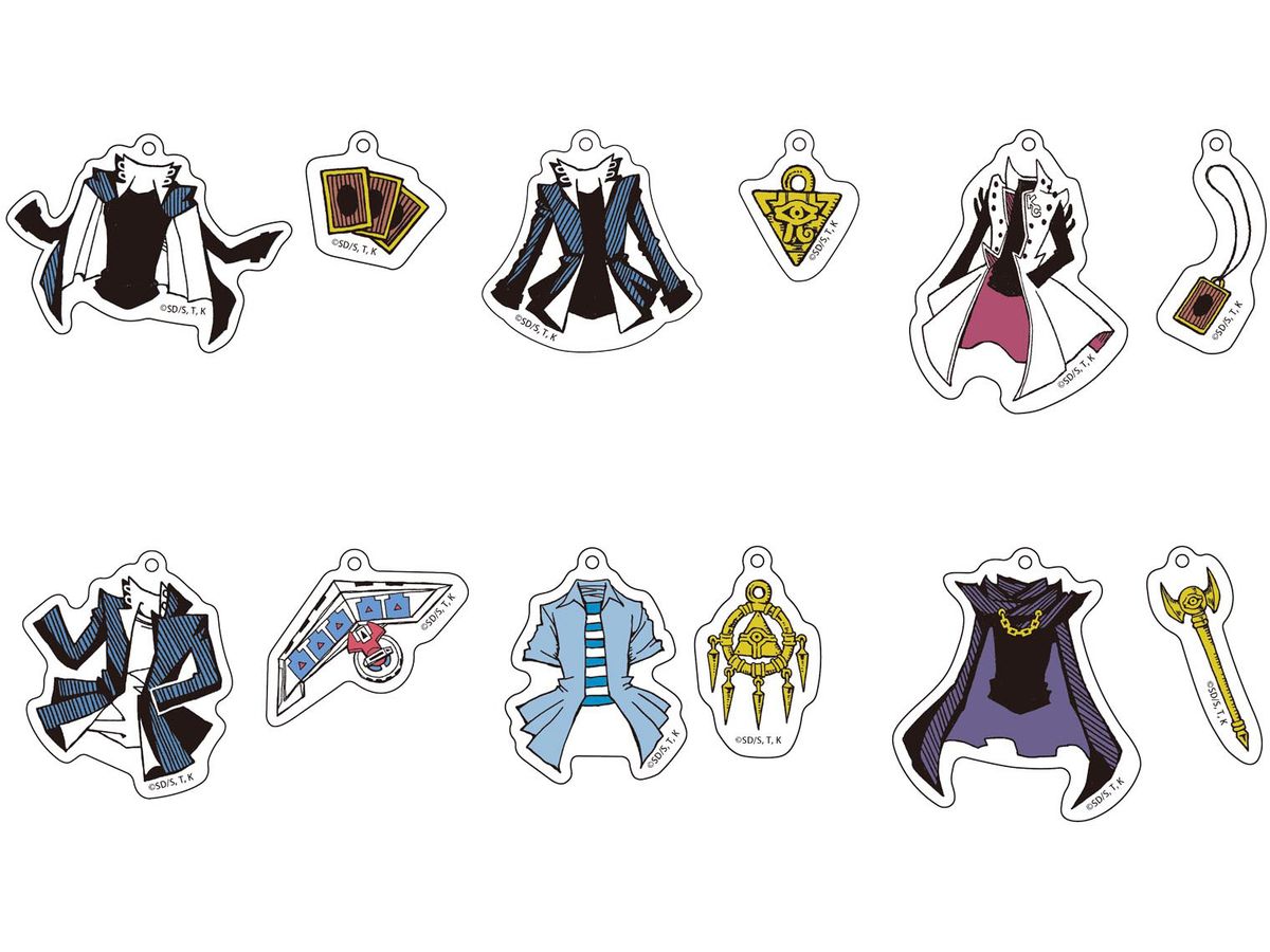 Yu-Gi-Oh Duel Monsters: Motif Acrylic Keychain Collection 1Box 6pcs