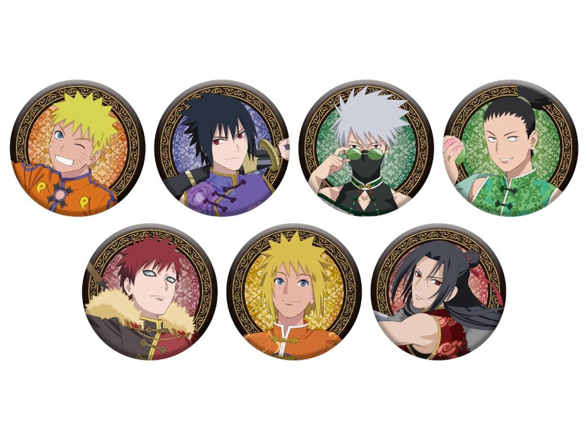 Naruto Shippuden: Newly Drawn Can Badge Collection [Original Costume Ver.] 1Box 7pcs