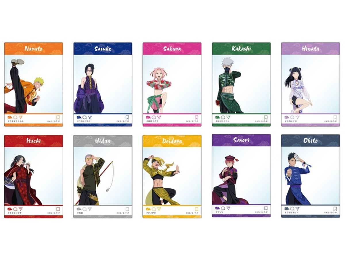 Naruto Shippuden: Newly Drawn SNS Style Clear Card Collection [Original Costume Ver.] vol.1 1Box 10pcs