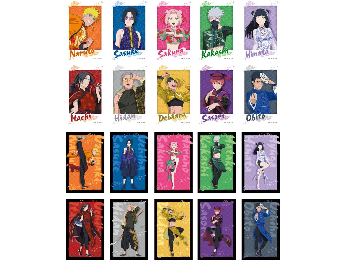 Naruto Shippuden: Newly Drawn Mini Photo Card Collection [Original Costume Ver.] vol.1 1Box 10pcs