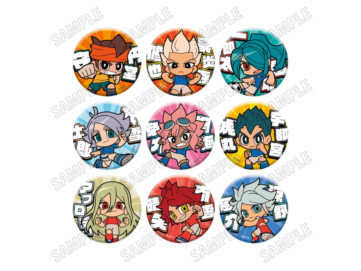 Inazuma Eleven: Can Badge Collection Vol.1 1Box 9Pcs