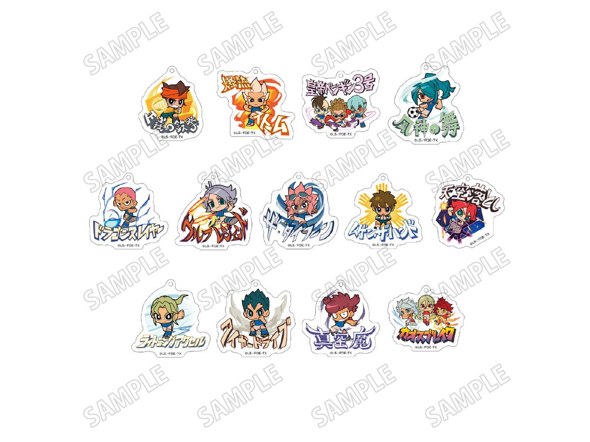 Inazuma Eleven: Acrylic Key Holder Collection 1Box 13Pcs