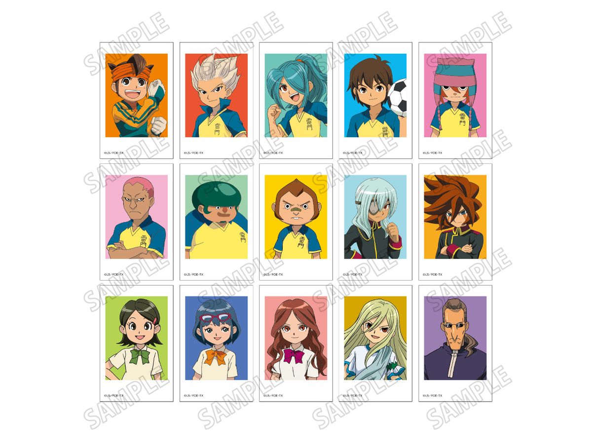 Inazuma Eleven: Mini Photo Card Collection Vol.1 1Box 15Pcs